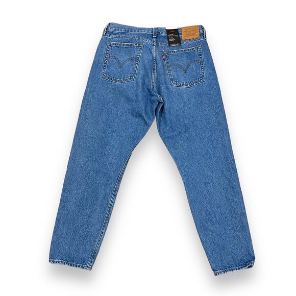 NWT Levi’s Premium Denim Wedgie Tapered Jeans Womens 31 Button Fly Distressed - Picture 7 of 12